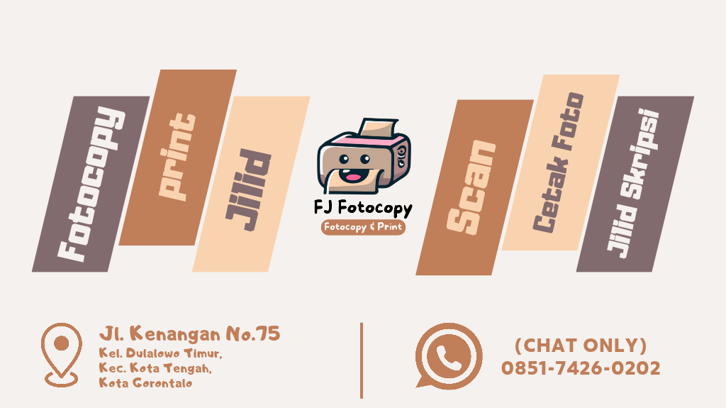 Cover photo of FJ Fotocopy | Jasa Fotocopy, Print, dan Penjilidan